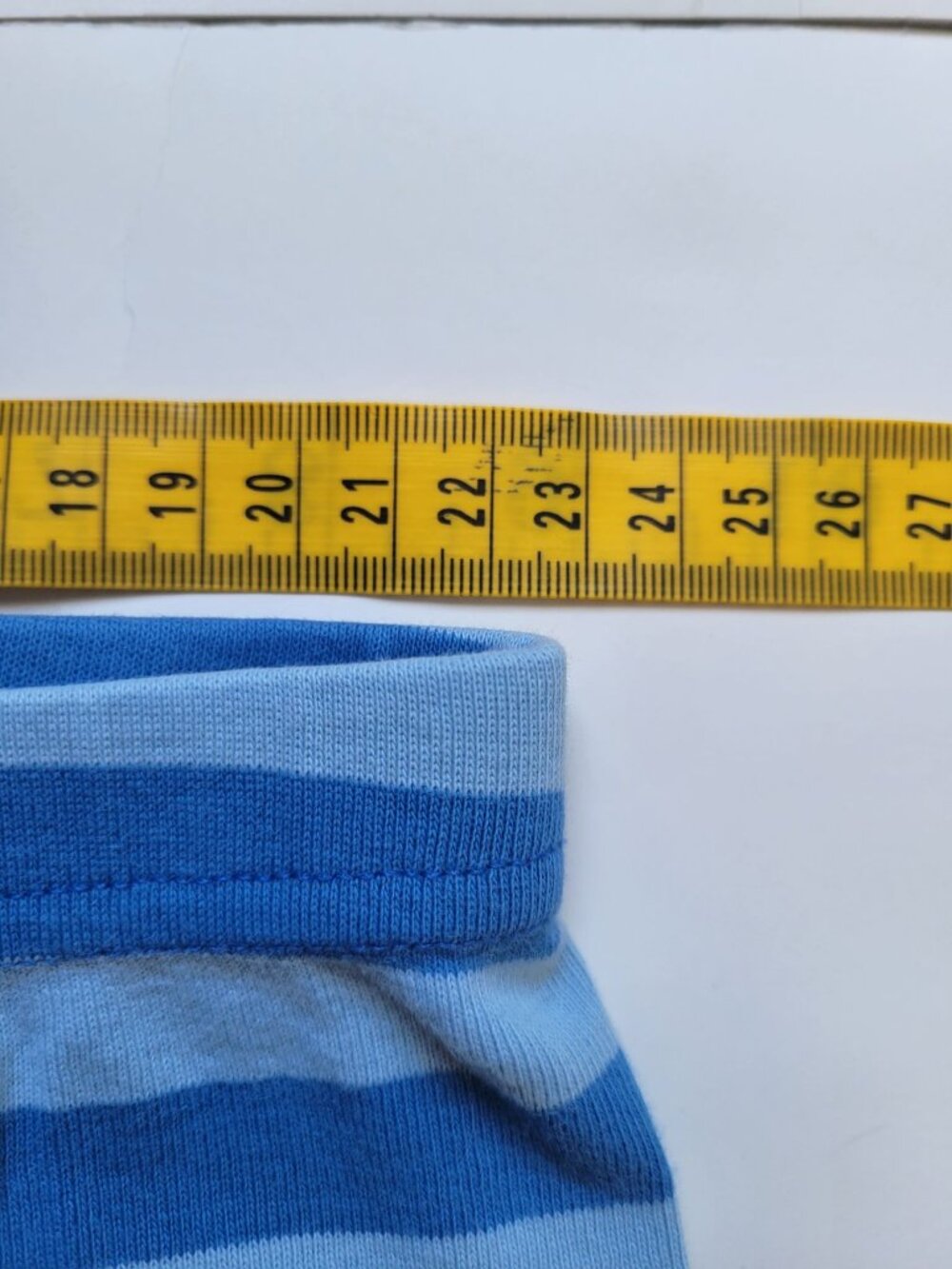 Hanna Andersson pajama pants feature a blue striped green cuffs Sz 4 loungewear - Picture 6 of 8